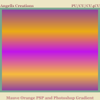 Mauve Orange PSP and Photoshop Gradient