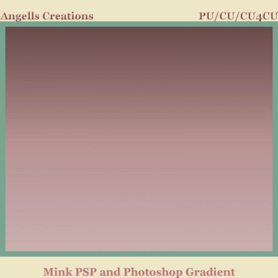 Mink PSP and Photoshop Gradient - Click Image to Close