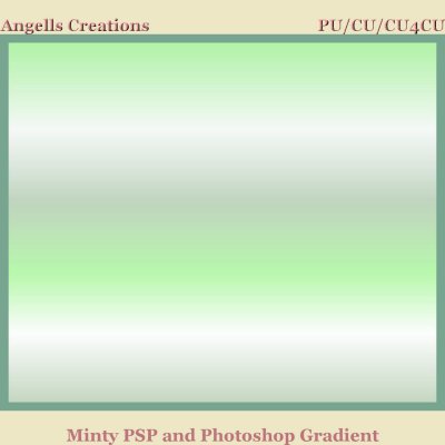 Minty PSP and Photoshop Gradient