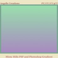 Minty Hills PSP and Photoshop Gradient