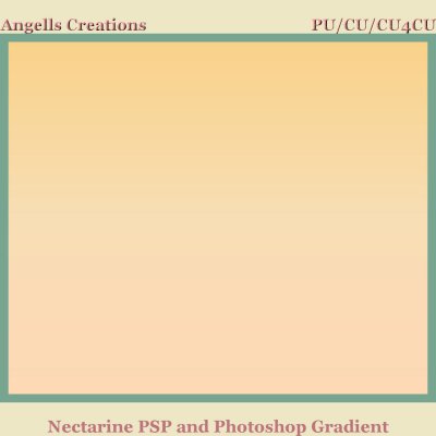Nectarine PSP and Photoshop Gradient