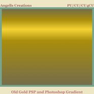 Old Gold PSP and Photoshop Gradient