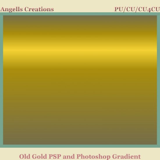 Old Gold PSP and Photoshop Gradient - Click Image to Close