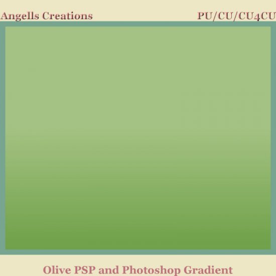 Olive PSP and Photoshop Gradient - Click Image to Close