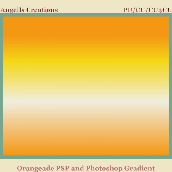 Orangeade PSP and Photoshop Gradient - Click Image to Close