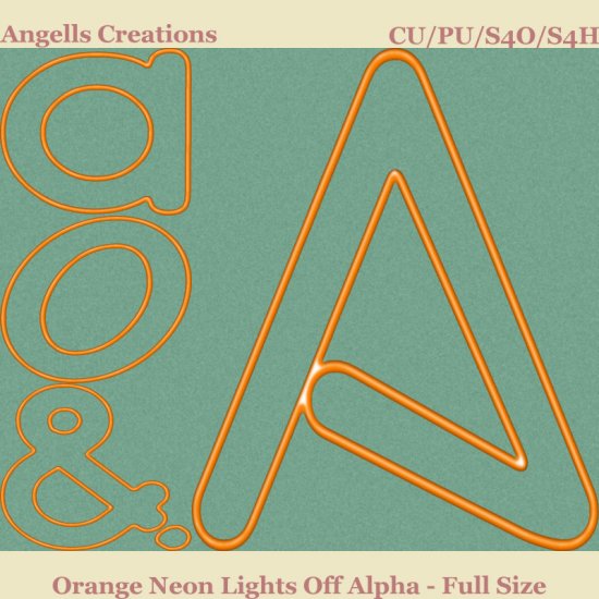 Orange Neon Lights Off Alpha - Full Size - Click Image to Close