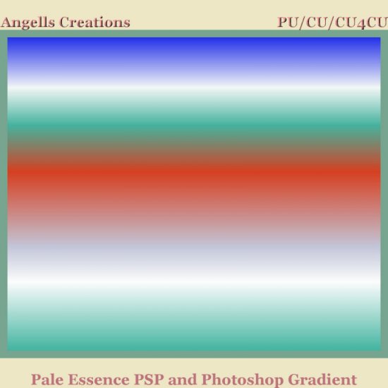 Pale Essence PSP and Photoshop Gradient - Click Image to Close