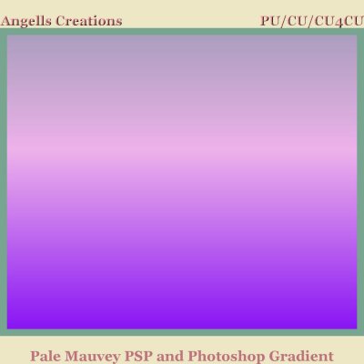 Pale Mauvey PSP and Photoshop Gradient