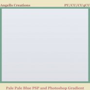 Pale Pale Blue PSP and Photoshop Gradient