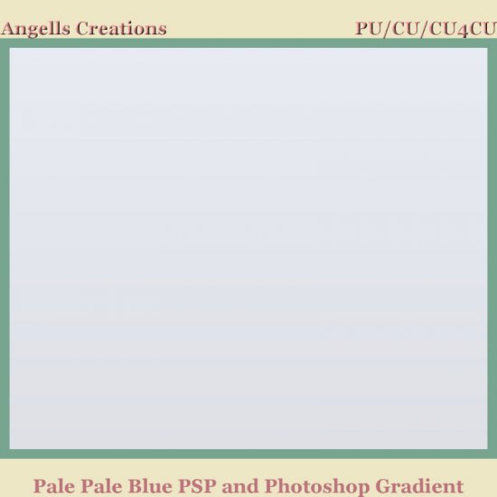 Pale Pale Blue PSP and Photoshop Gradient - Click Image to Close