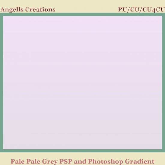 Pale Pale Grey PSP and Photoshop Gradient - Click Image to Close