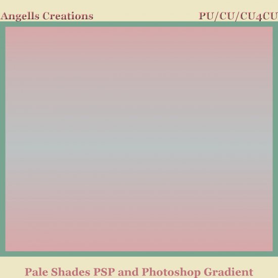 Pale Shades PSP and Photoshop Gradient - Click Image to Close