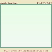 Palest Green PSP and Photoshop Gradient
