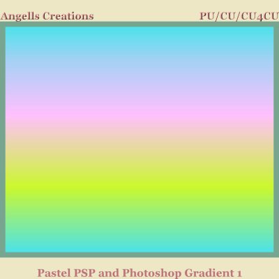 Pastels PSP and Photoshop Gradient 1
