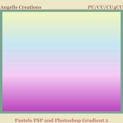 Pastels PSP and Photoshop Gradient 2
