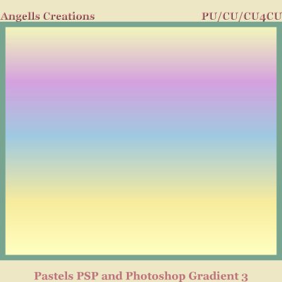 Pastels PSP and Photoshop Gradient 3