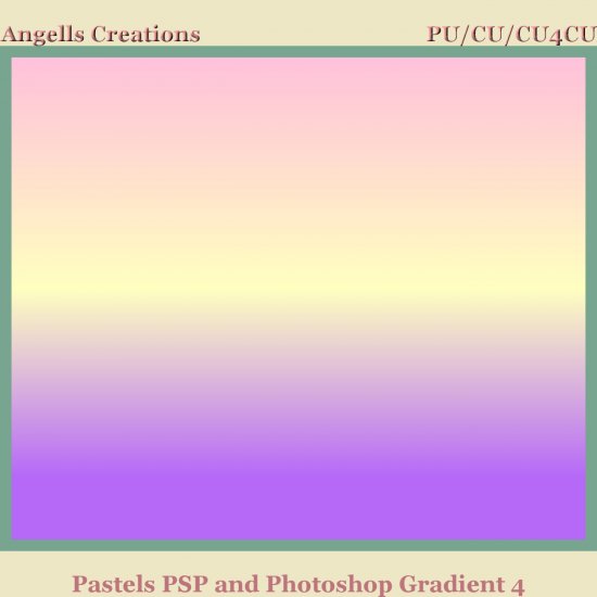 Pastels PSP and Photoshop Gradient 4 - Click Image to Close