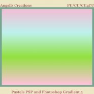 Pastels PSP and Photoshop Gradient 5