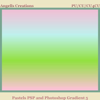 Pastels PSP and Photoshop Gradient 5