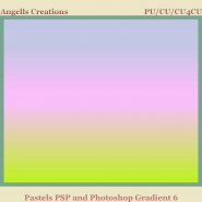 Pastels PSP and Photoshop Gradient 6