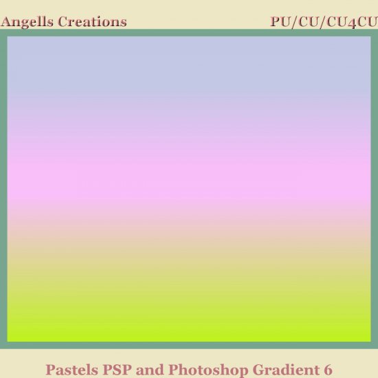 Pastels PSP and Photoshop Gradient 6 - Click Image to Close