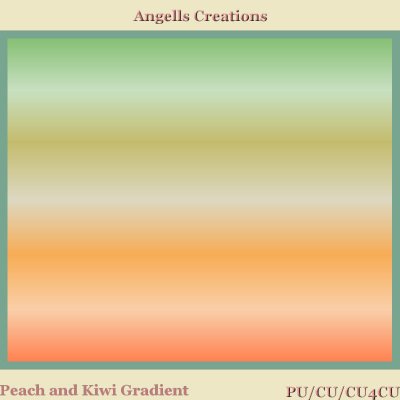 Peach and Kiwi PSP Gradient