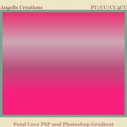 Petal Love PSP and Photoshop Gradient