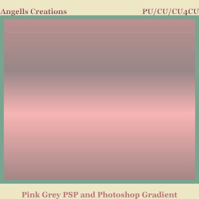 Pink Grey PSP and Photoshop Gradient