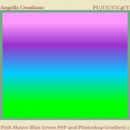 Pink Mauve Blue Green PSP & Photoshop Gradient 1