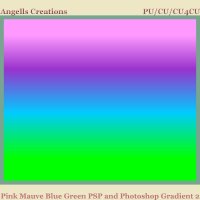 Pink Mauve Blue Green PSP and Photoshop Gradient 2