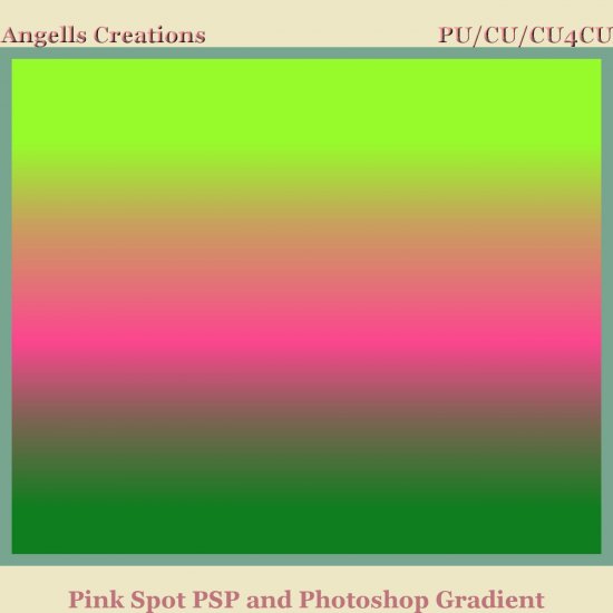 Pink Spot PSP and Photoshop Gradient - Click Image to Close