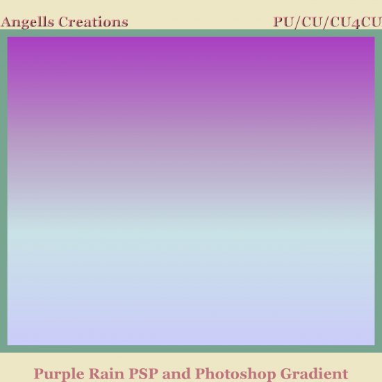 Purple Rain PSP and Photoshop Gradient - Click Image to Close