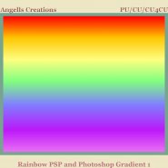 Rainbow PSP and Photoshop Gradient 1