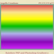 Rainbow PSP and Photoshop Gradient 2