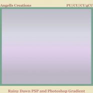 Rainy Dawn PSP and Photoshop Gradient