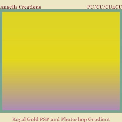 Royal Gold PSP and Photoshop Gradient