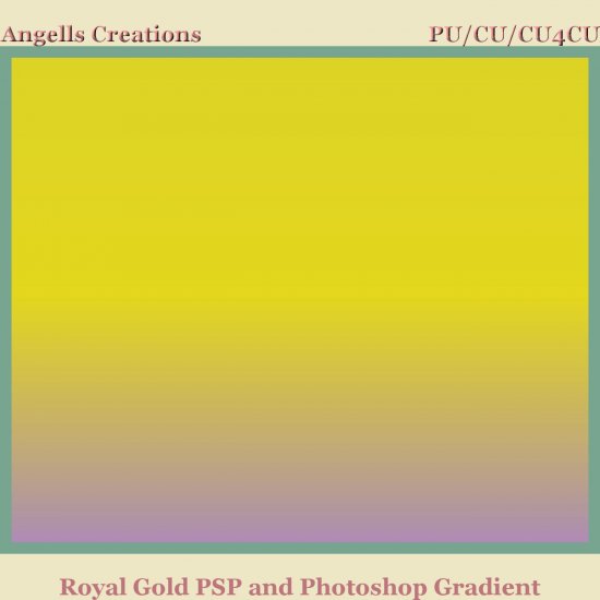 Royal Gold PSP and Photoshop Gradient - Click Image to Close