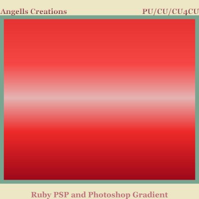 Ruby PSP and Photoshop Gradient