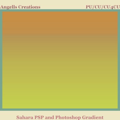 Sahara PSP and Photoshop Gradient