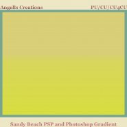 Sandy Beach PSP and Photoshop Gradient