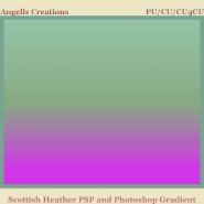 Scottish Heather PSP and Photoshop Gradient