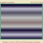 Shades of Grey PSP and Photoshop Gradient