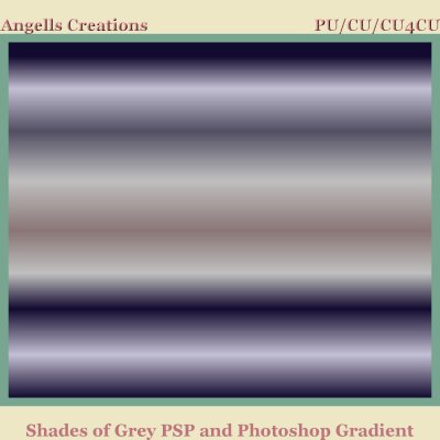 Shades of Grey PSP and Photoshop Gradient
