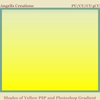 Shades of Yellow PSP and Photoshop Gradient