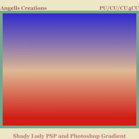 Shady Lady PSP and Photoshop Gradient - Click Image to Close