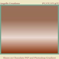 Sheen on Chocolate PSP and Photoshop Gradient