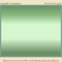 Sheen on Green PSP and Photoshop Gradient