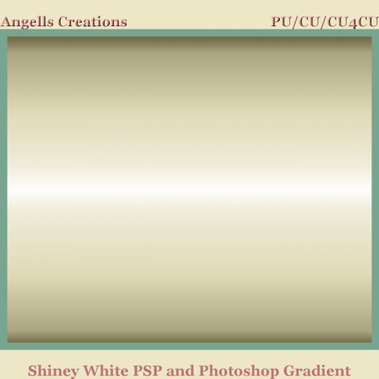 Shiney White PSP and Photoshop Gradient - Click Image to Close