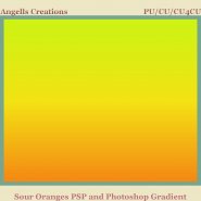 Sour Oranges PSP and Photoshop Gradient
