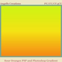 Sour Oranges PSP and Photoshop Gradient